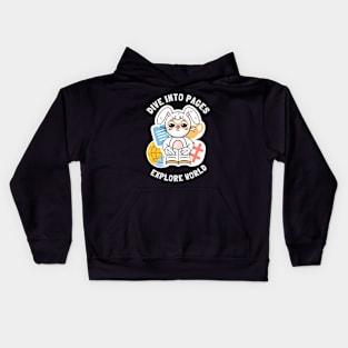 Reading Book Kids Hoodie